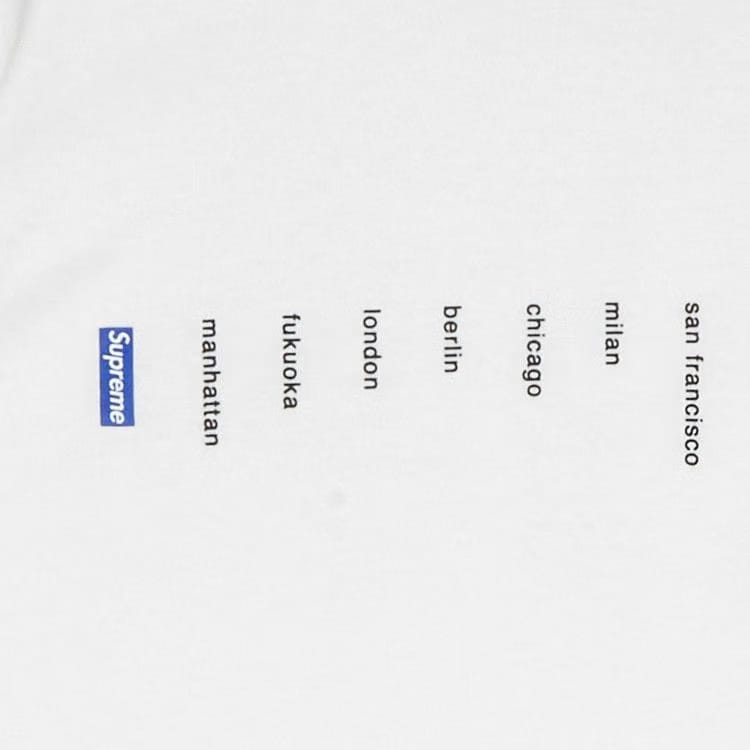 Supreme Location T-Shirt White