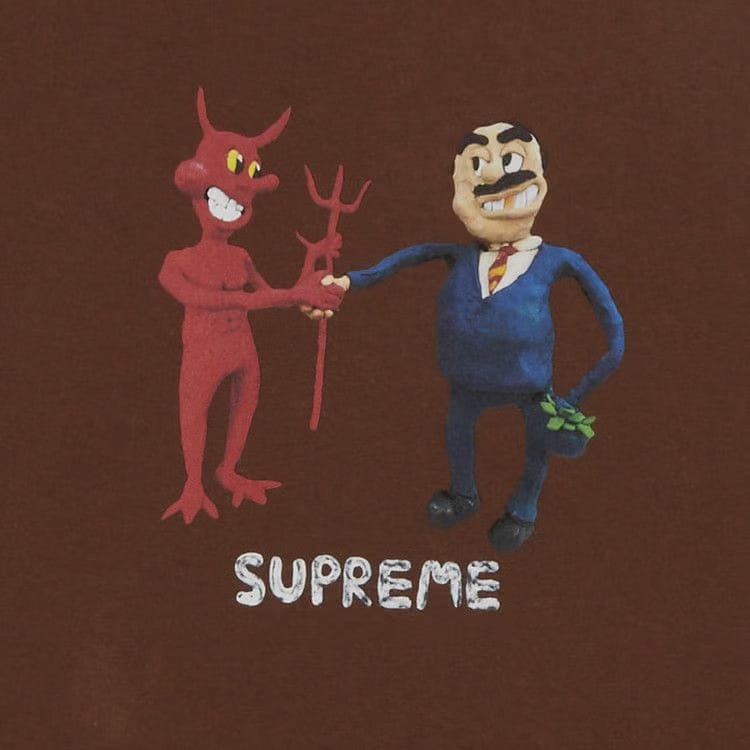 Supreme Business T-Shirt Brown