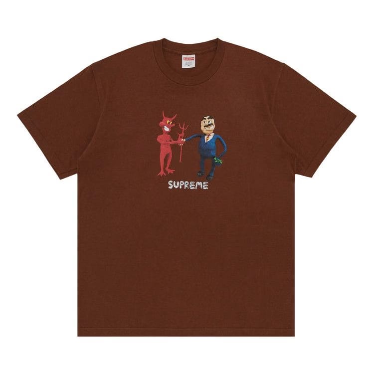 Supreme Business T-Shirt Brown