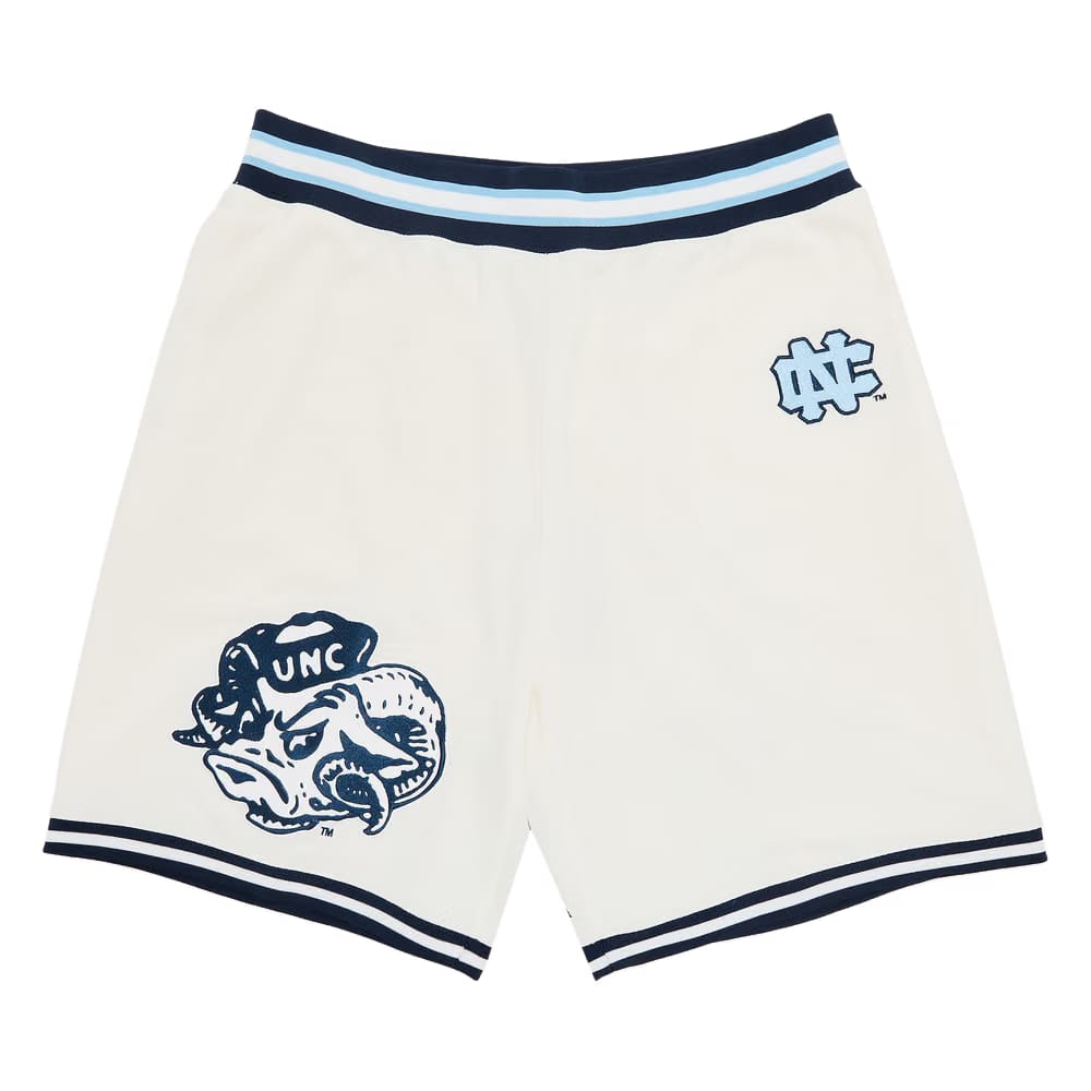 Supreme x Mitchell & Ness NCAA Basketball Shorts White
