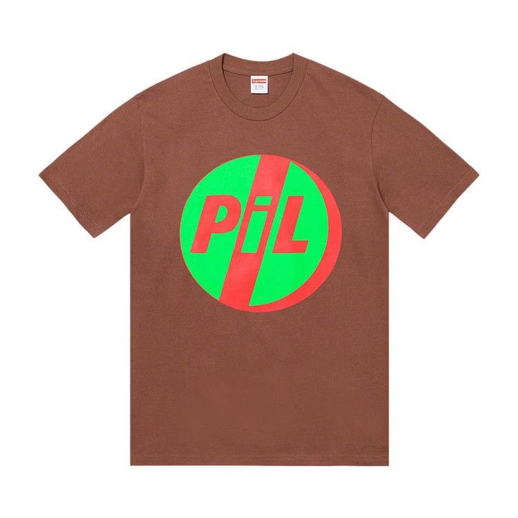 Supreme x PiL T-Shirt Brown