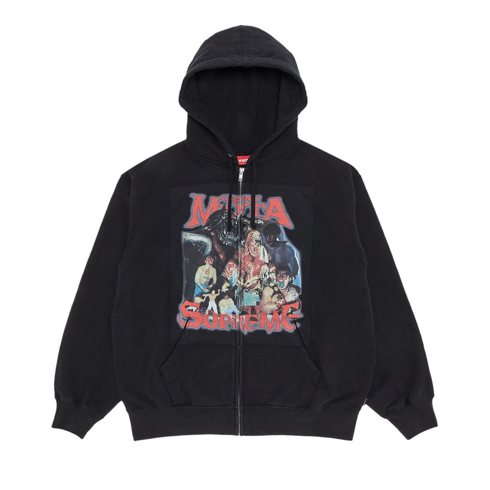 Supreme Muta Zip Up Hoodie Black