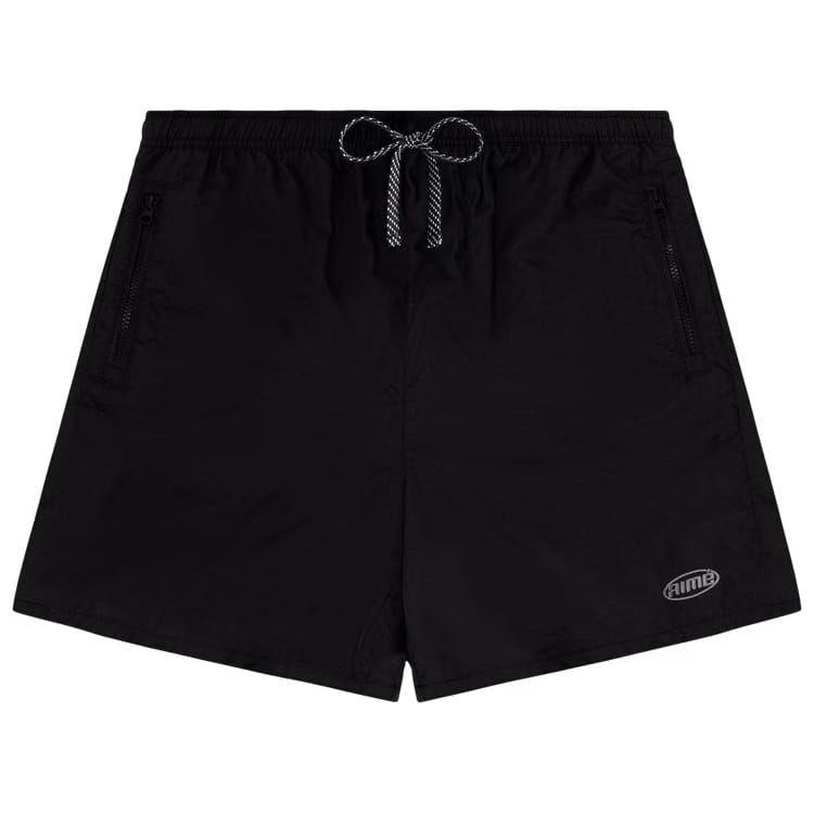 Aimé Leon Dore Sport Logo Nylon Shorts Jet Black