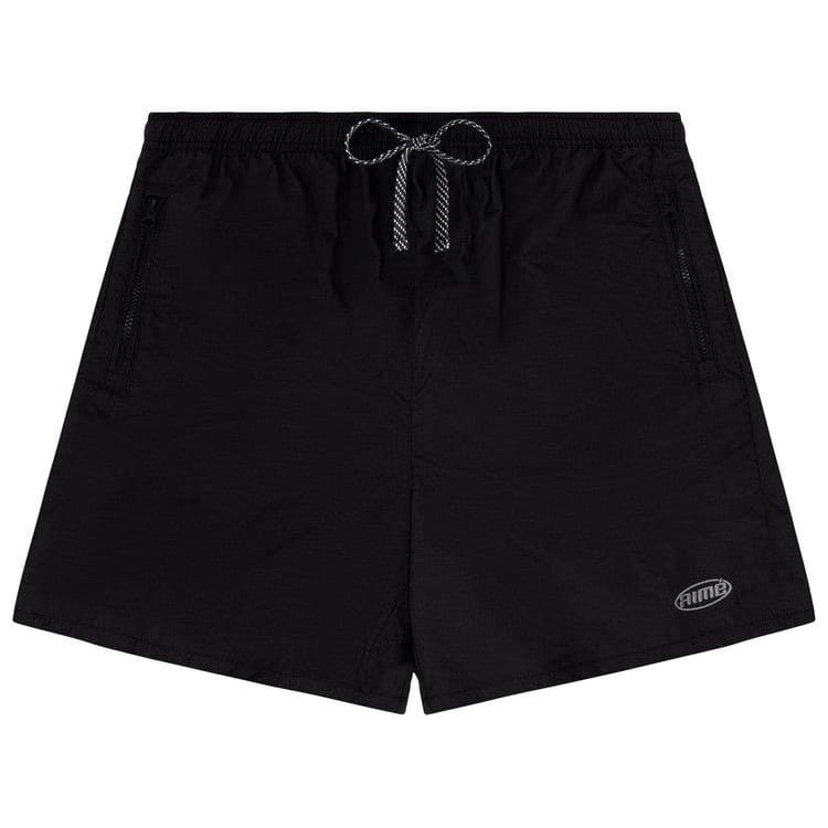 Aimé Leon Dore Sport Logo Nylon Shorts Jet Black