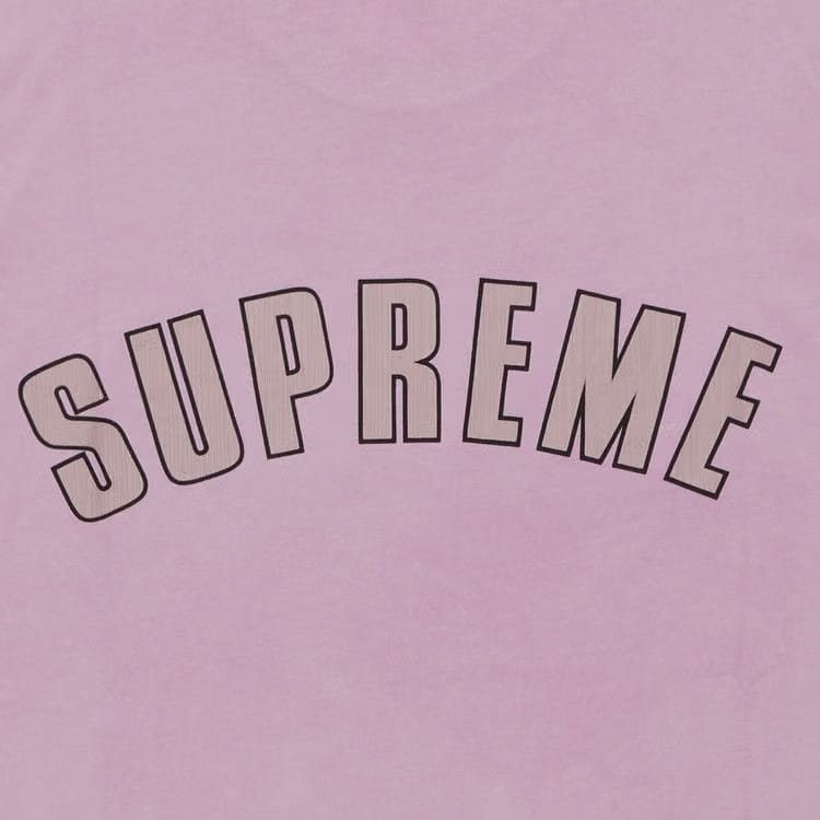 Supreme Cracked Arc Shorts-Sleeve Top Pink