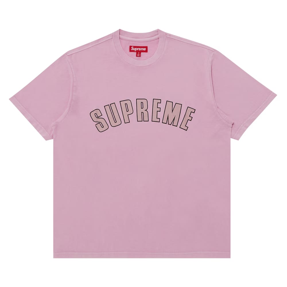 Supreme Cracked Arc Shorts-Sleeve Top Pink