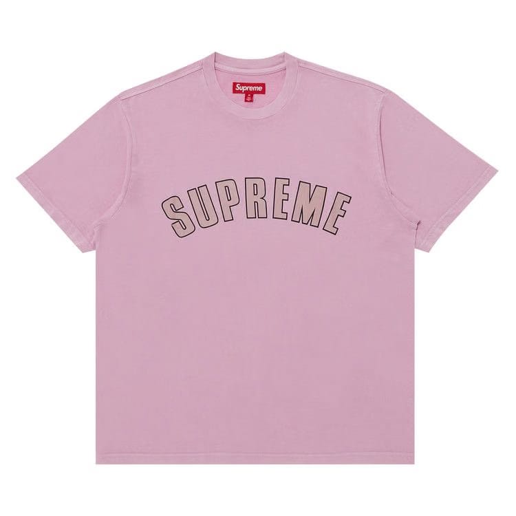 Supreme Cracked Arc Shorts-Sleeve Top Pink