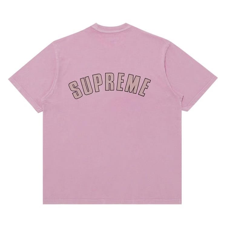 Supreme Cracked Arc Shorts-Sleeve Top Pink