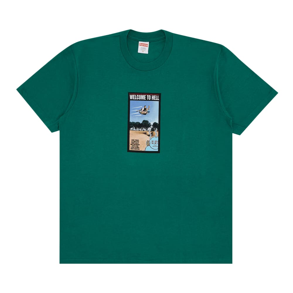 Supreme x Toy Machine Welcome To Hell T-Shirt Light Pine