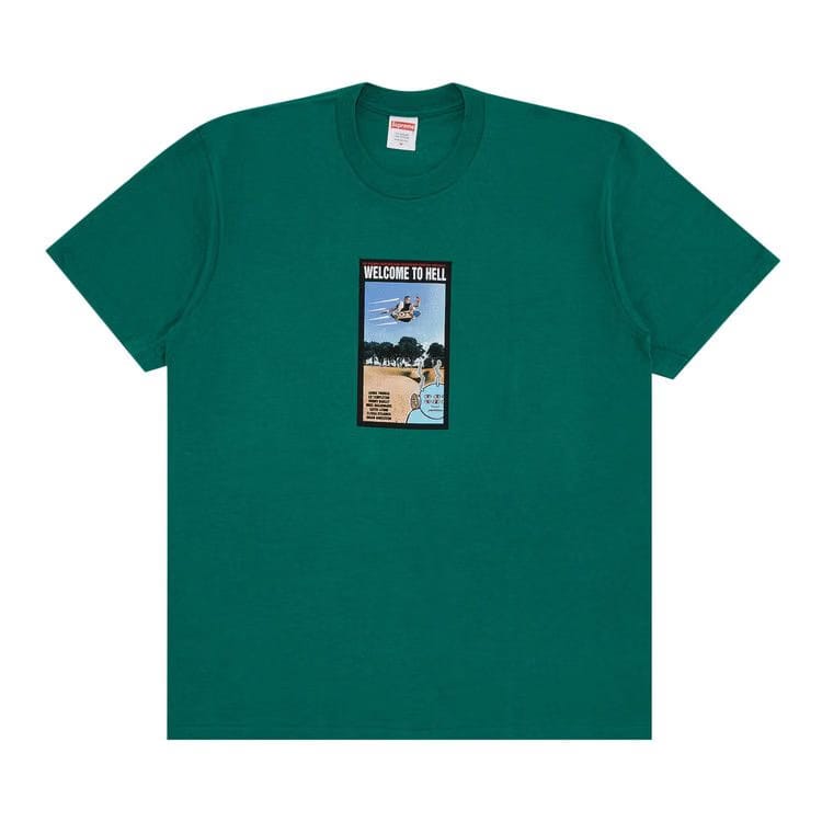 Supreme x Toy Machine Welcome To Hell T-Shirt Light Pine