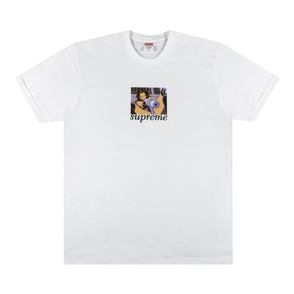 Supreme Aeon Flux Gun T-Shirt White