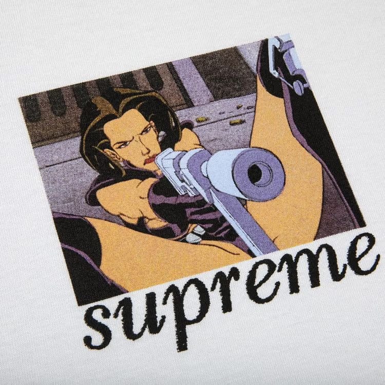Supreme Aeon Flux Gun T-Shirt White