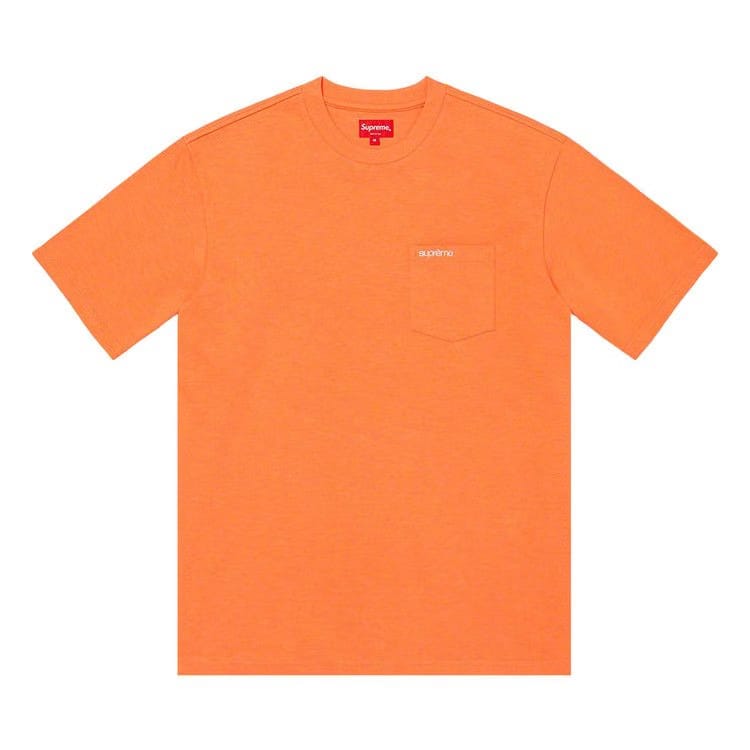 Supreme Shorts-Sleeve Pocket T-Shirt Peach