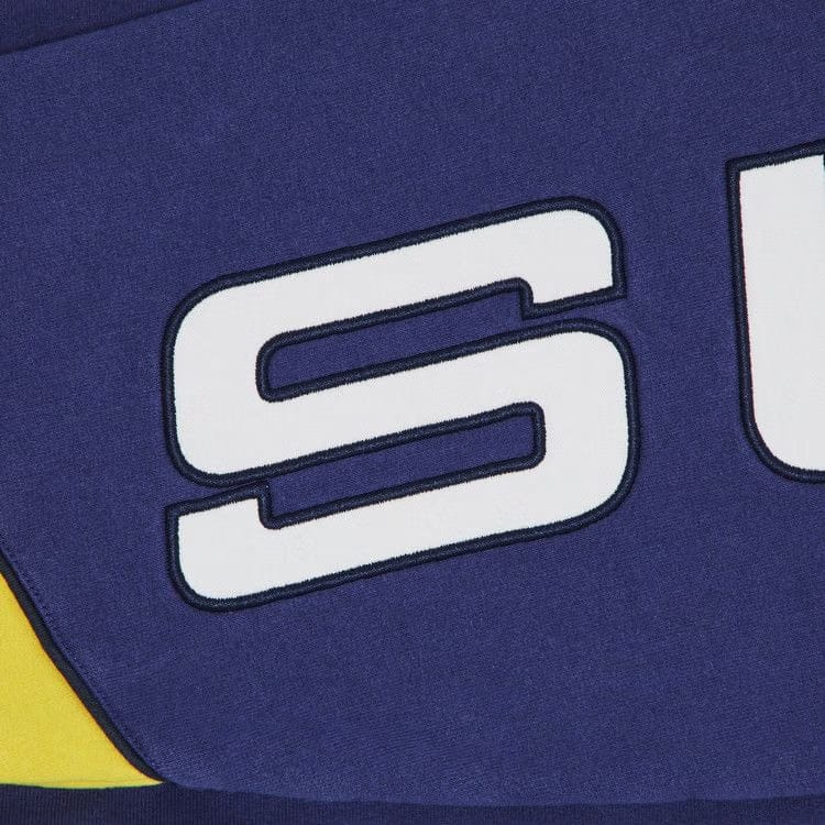Supreme Paneled Hoodie Washed Navy