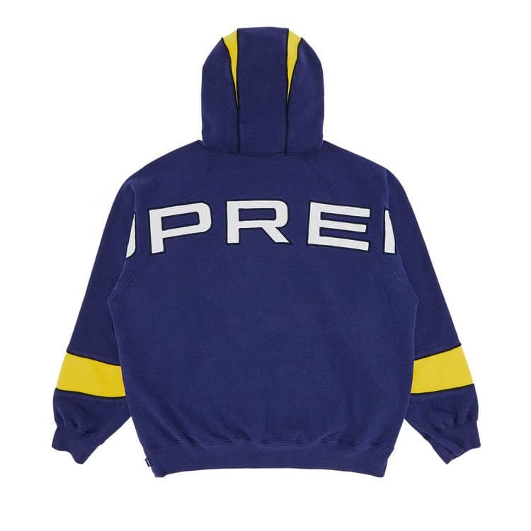 Supreme Paneled Hoodie Washed Navy