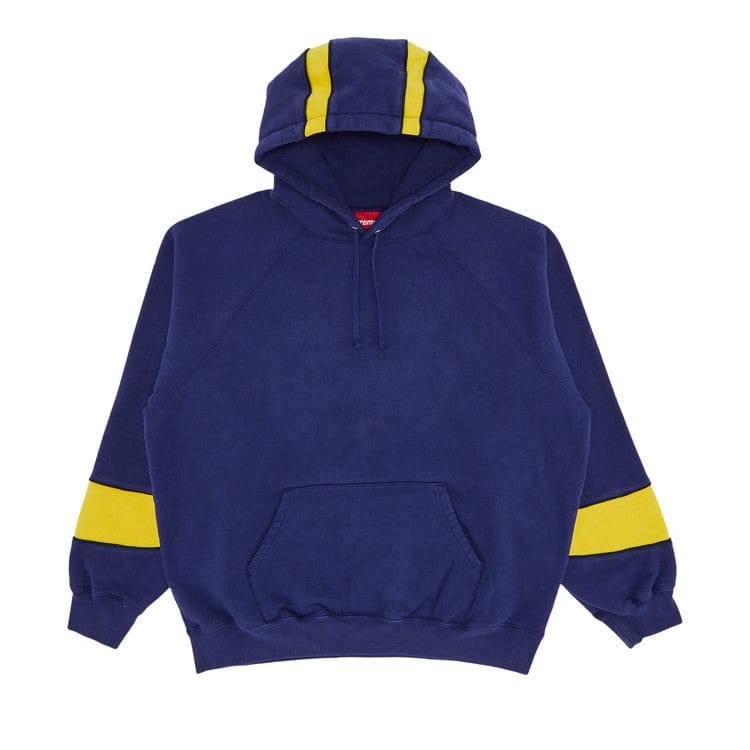 Supreme Paneled Hoodie Washed Navy