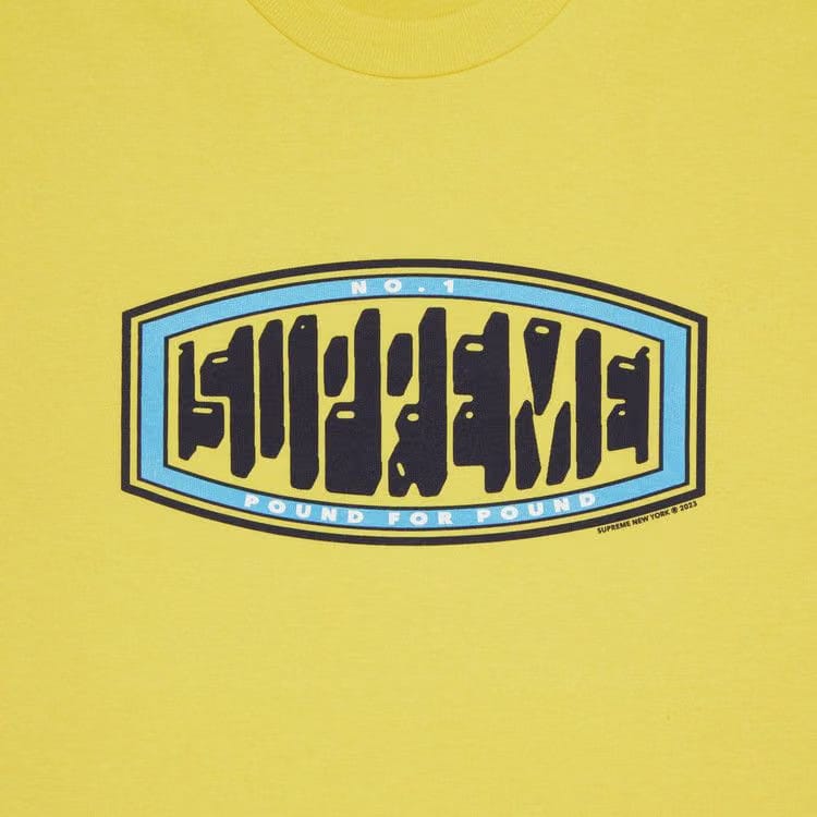 Supreme Pound T-Shirt Yellow