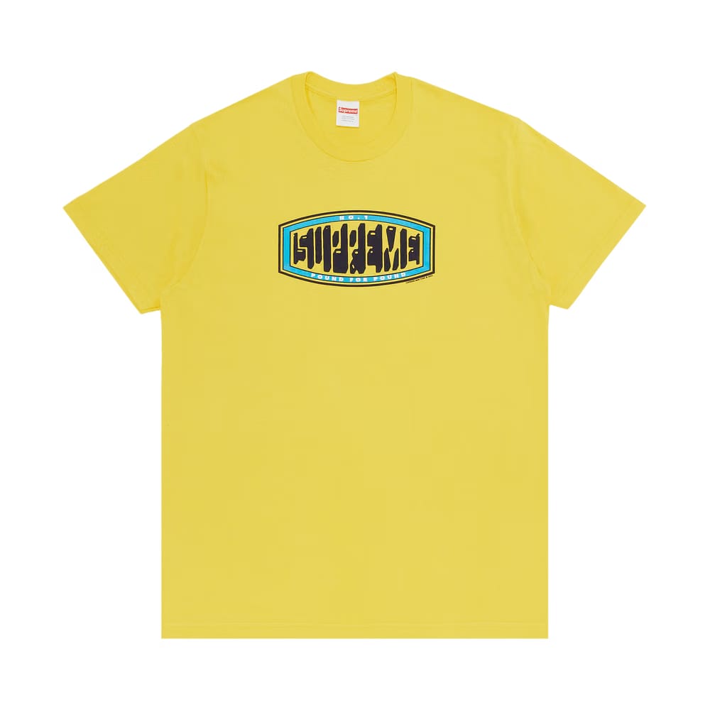 Supreme Pound T-Shirt Yellow