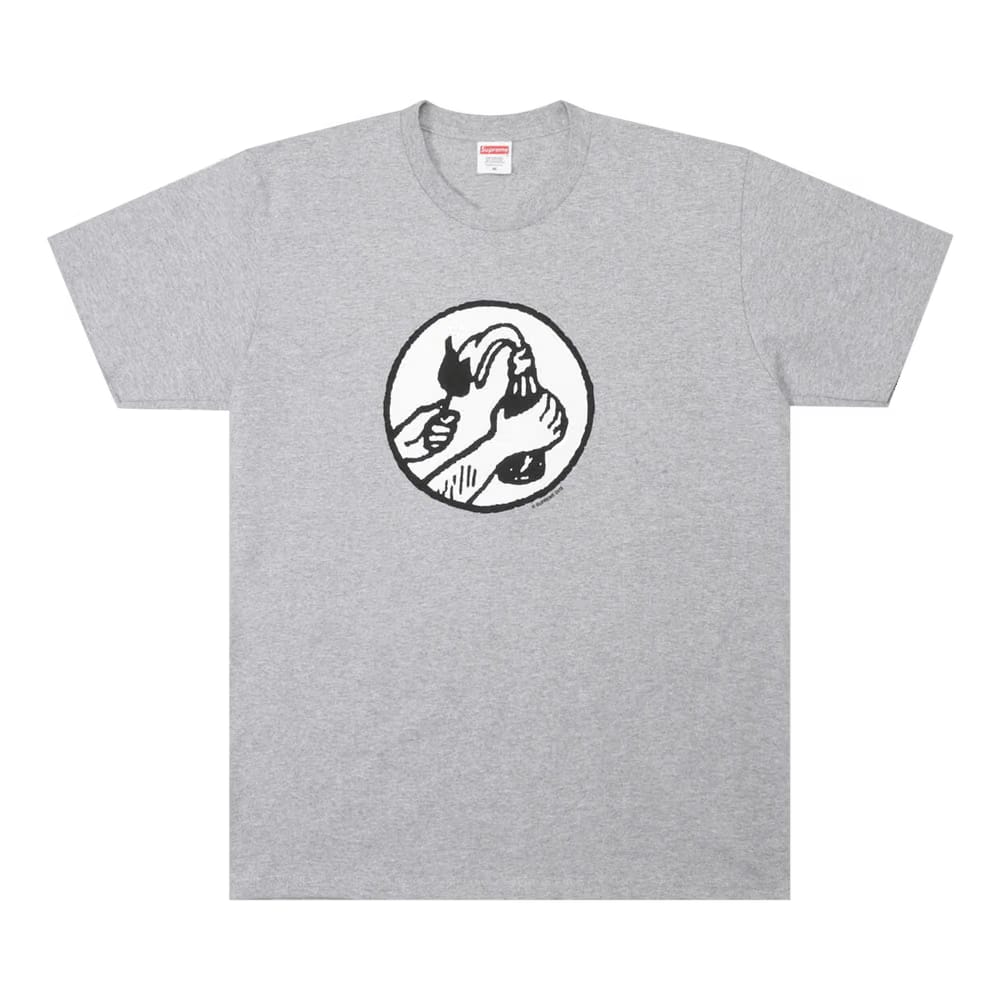 Supreme Molotov T-Shirt Heather Grey