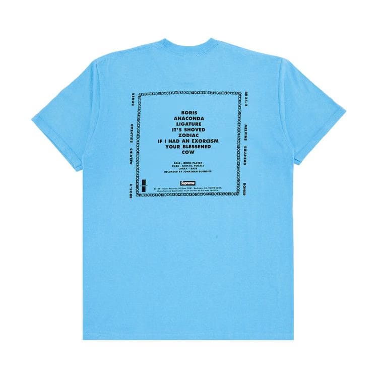 Supreme x Melvins Bullhead T-Shirt Bright Blue