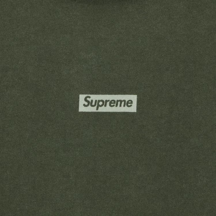 Supreme Overprint Small Box Shorts-Sleeve Top Green
