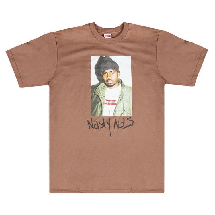 Supreme Nas T-Shirt Brown
