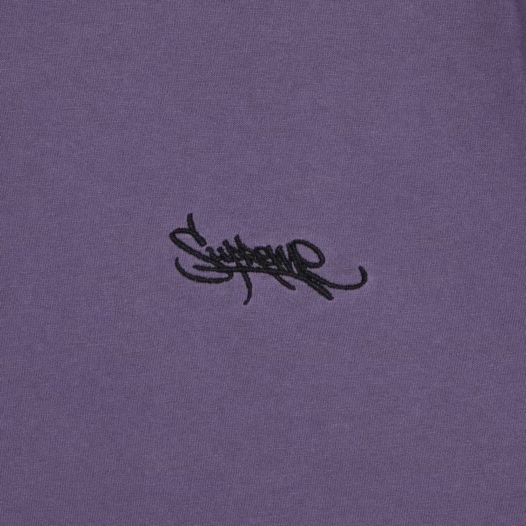 Supreme Washed Tag Shorts-Sleeve Top Lavender