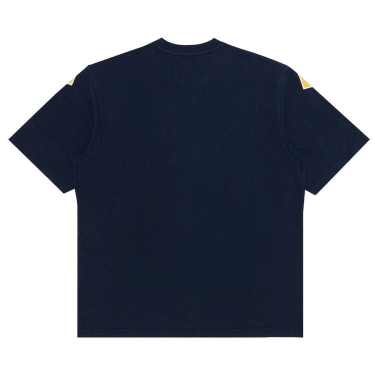 Supreme Overprint Knowledge Shorts-Sleeve Top Navy