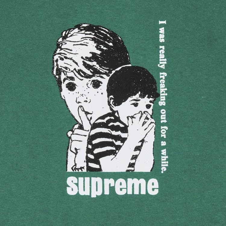 Supreme Freaking Out T-Shirt Light Pine