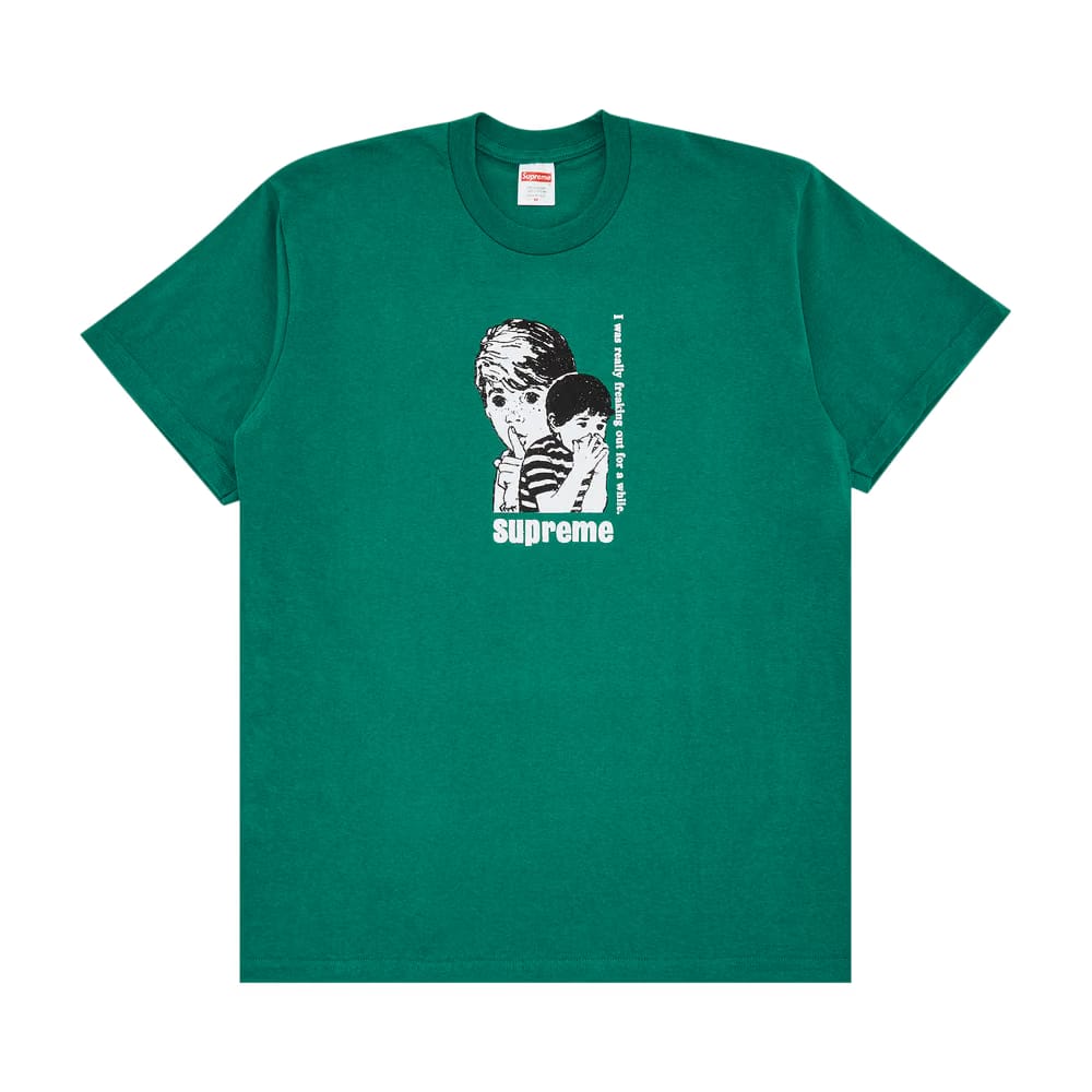 Supreme Freaking Out T-Shirt Light Pine
