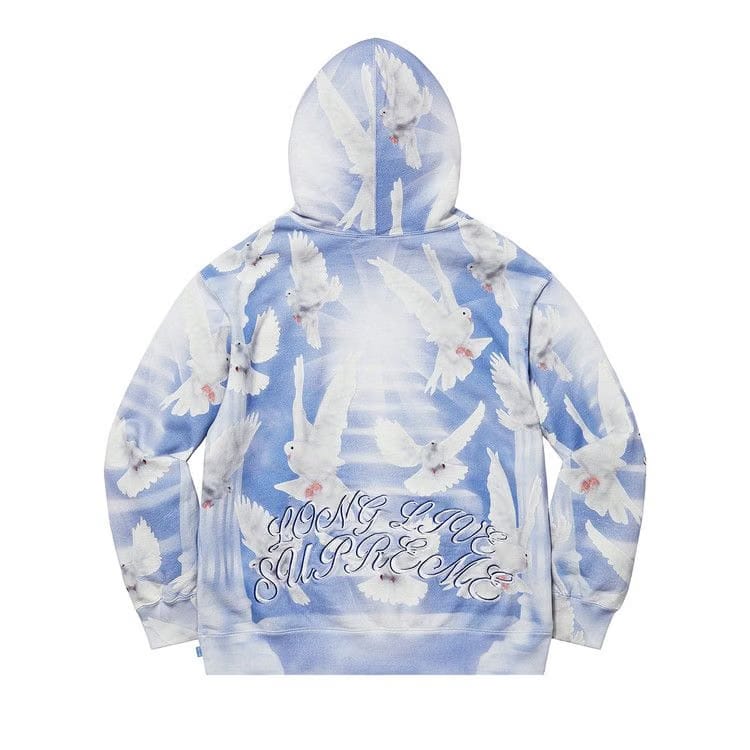 Supreme Doves Hoodie Blue