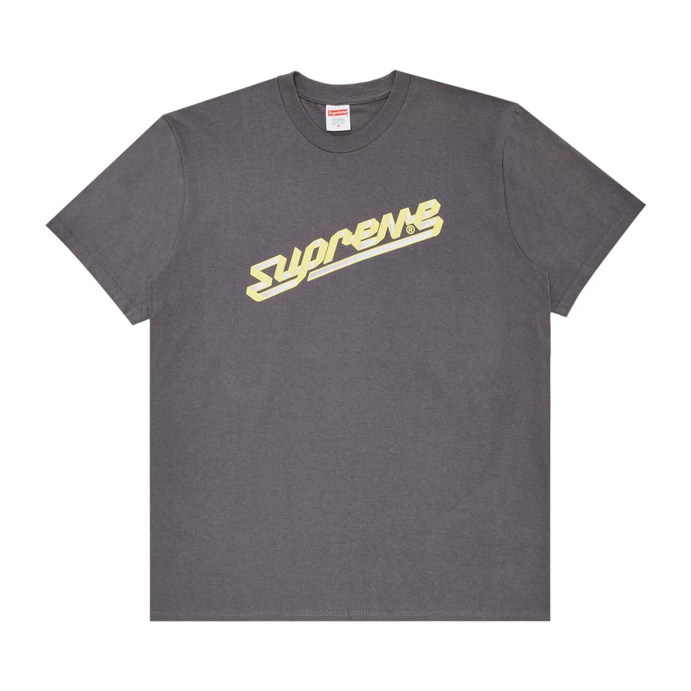 Supreme Banner T-Shirt Charcoal