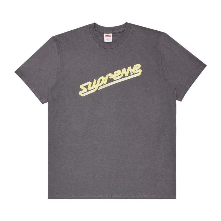 Supreme Banner T-Shirt Charcoal