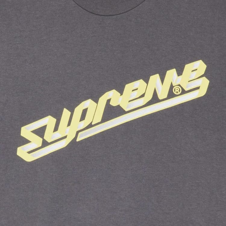 Supreme Banner T-Shirt Charcoal