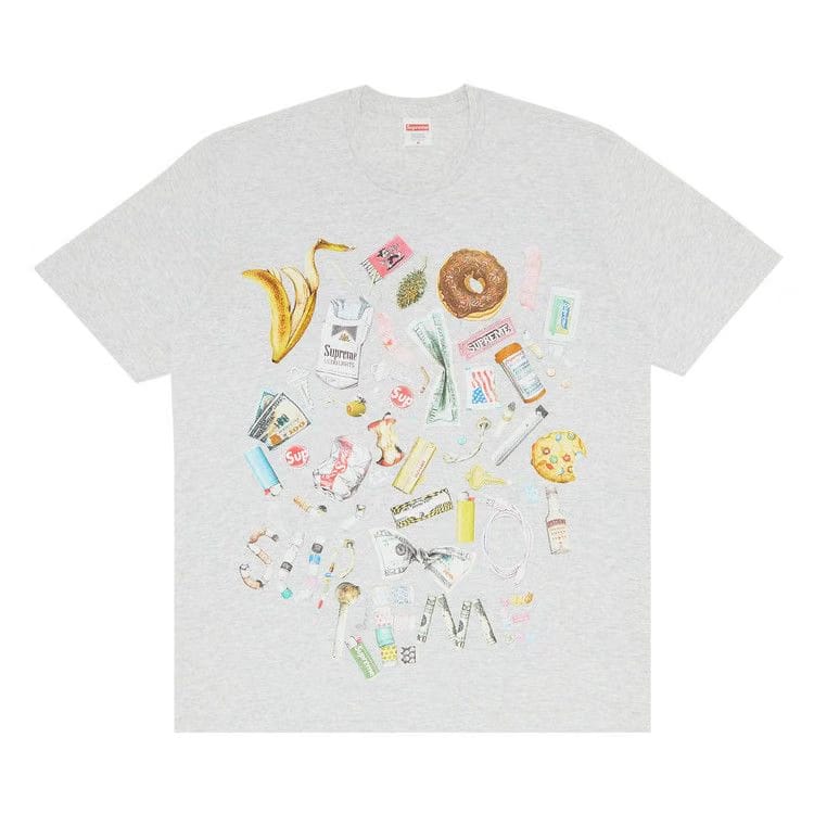 Supreme Trash T-Shirt Ash Grey