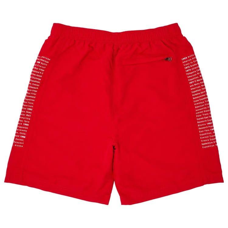 Supreme x The North Face Nylon Shorts Red