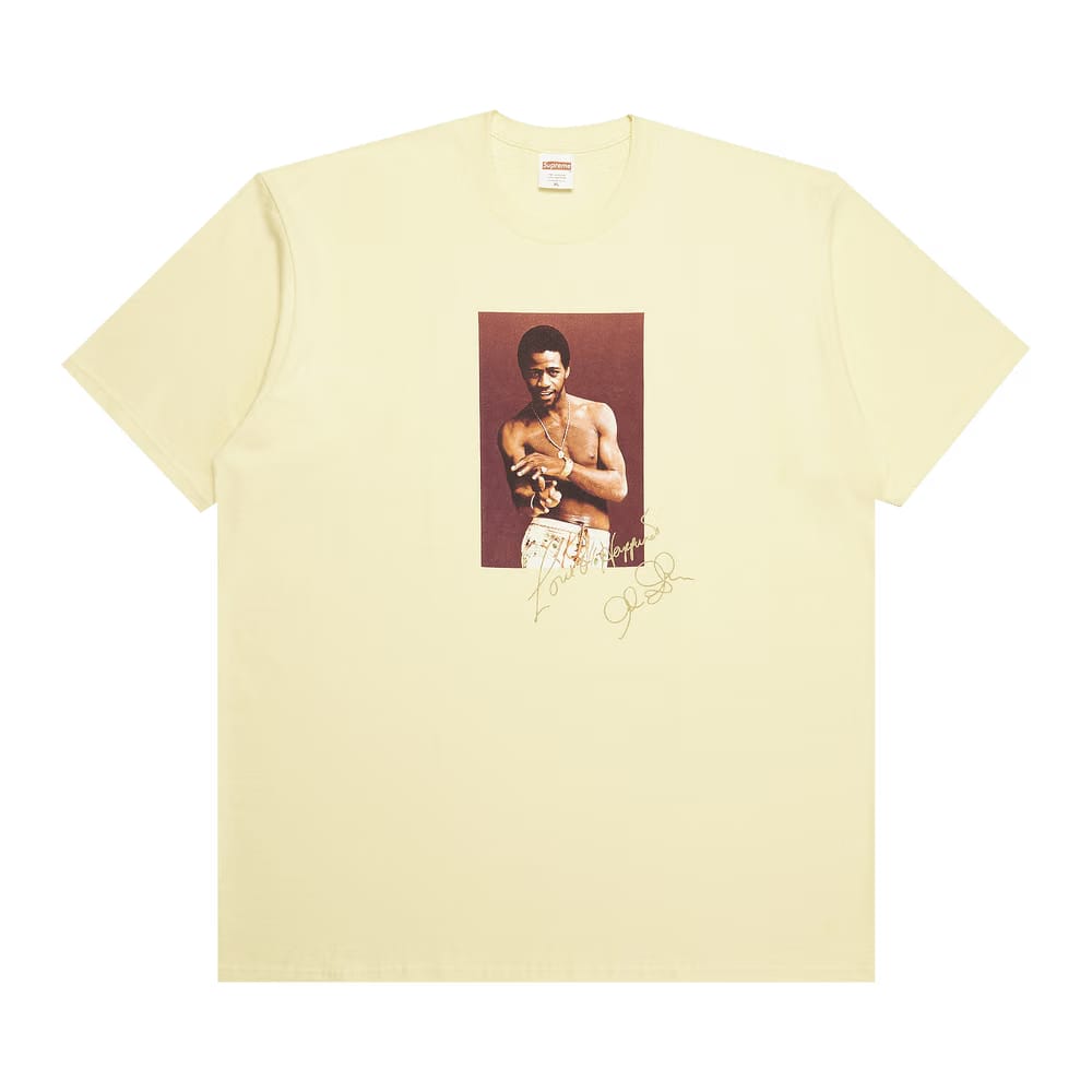 Supreme Al Green T-Shirt Pale Yellow