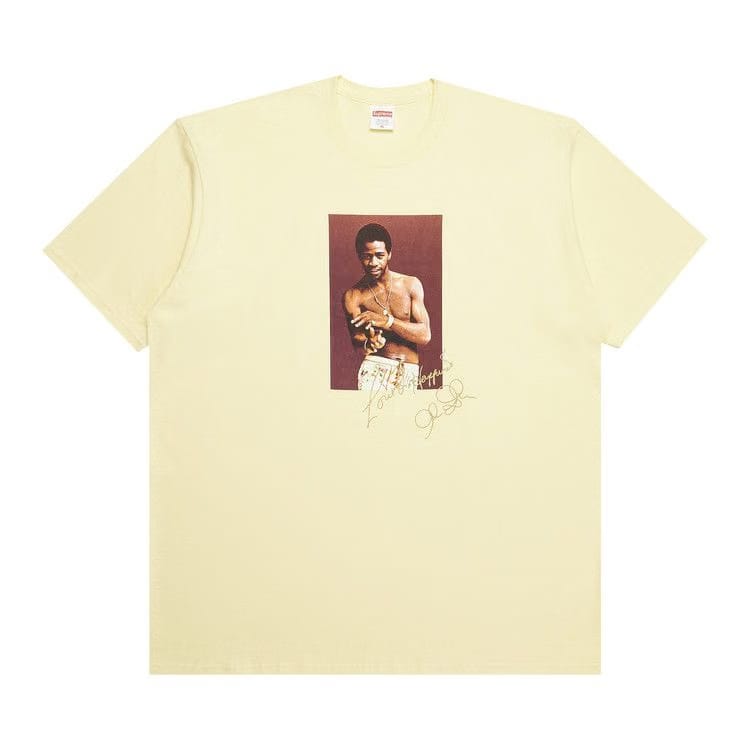 Supreme Al Green T-Shirt Pale Yellow