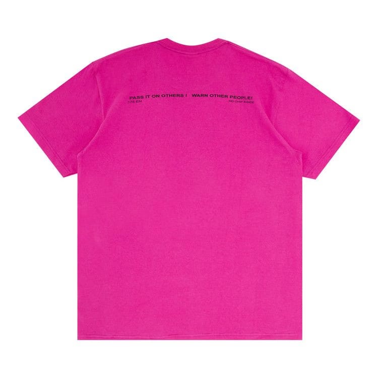 Supreme Warning T-Shirt Magenta