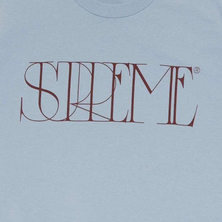 Supreme Trademark T-Shirt Dusty Blue