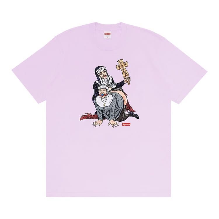Supreme Nuns T-Shirt Light Purple