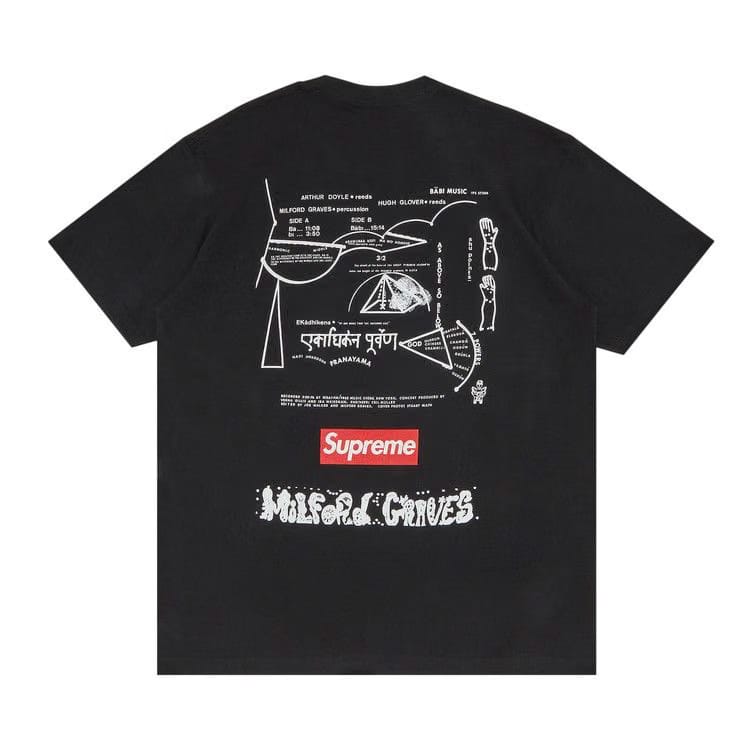 Supreme Milford Graves T-Shirt Black