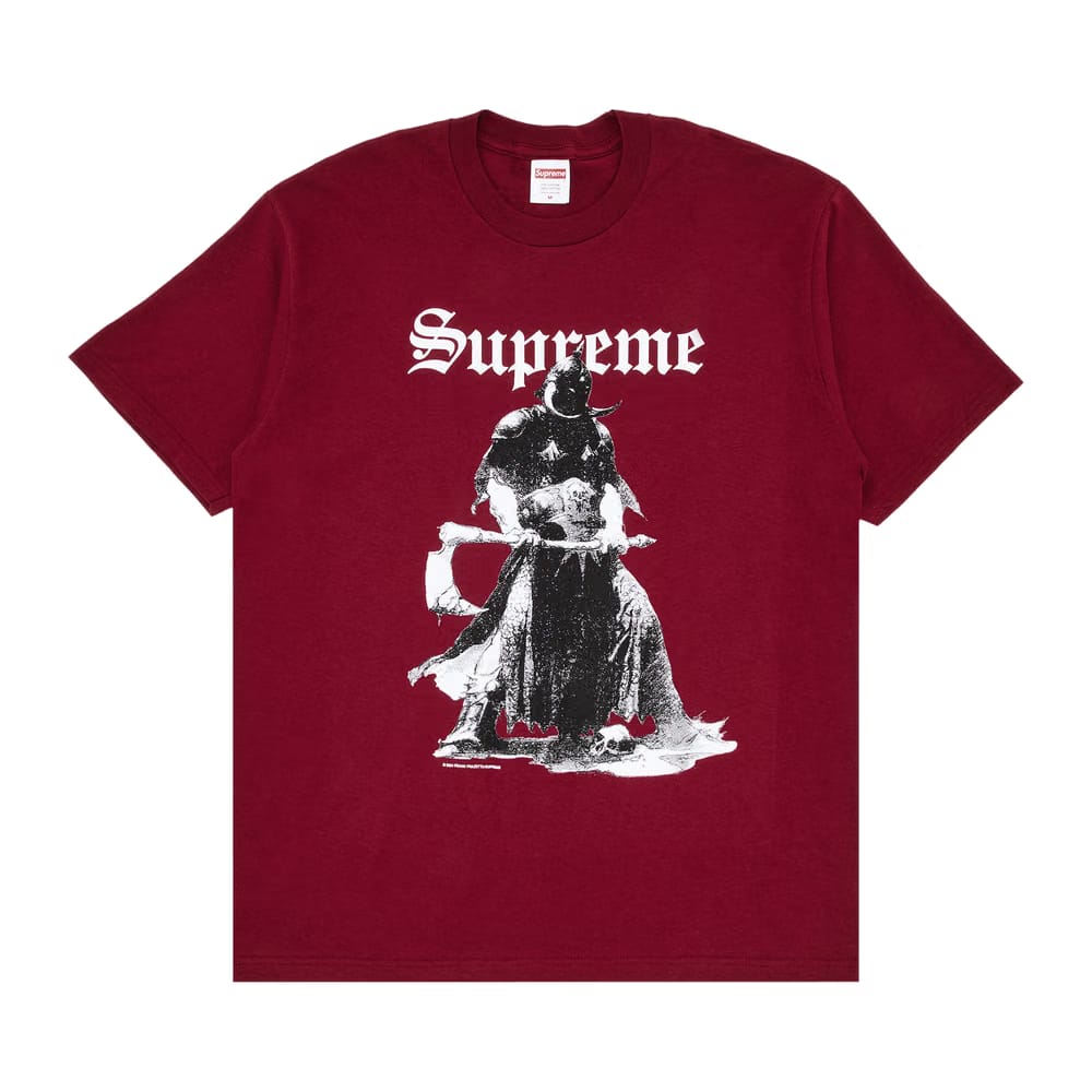 Supreme x Frank Frazetta Destruction T-Shirt Cardinal