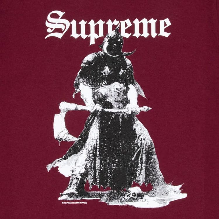 Supreme x Frank Frazetta Destruction T-Shirt Cardinal