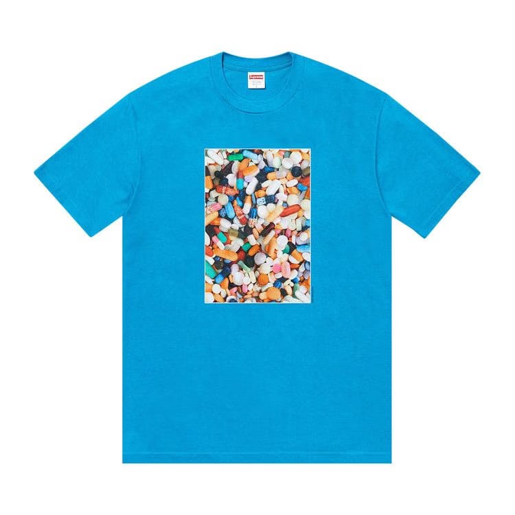 Supreme Pills T-Shirt Bright Blue