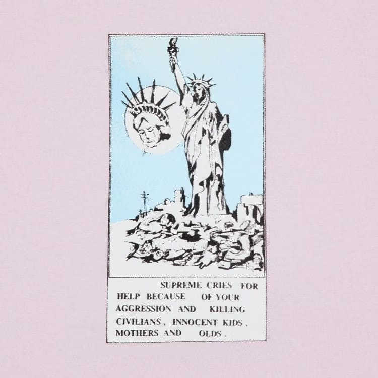 Supreme Liberty T-Shirt Light Pink