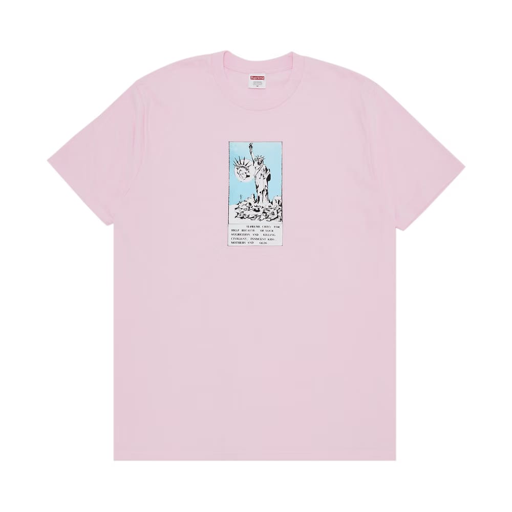 Supreme Liberty T-Shirt Light Pink