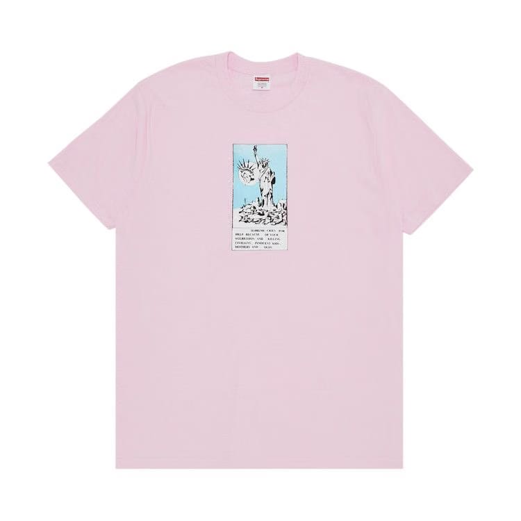 Supreme Liberty T-Shirt Light Pink