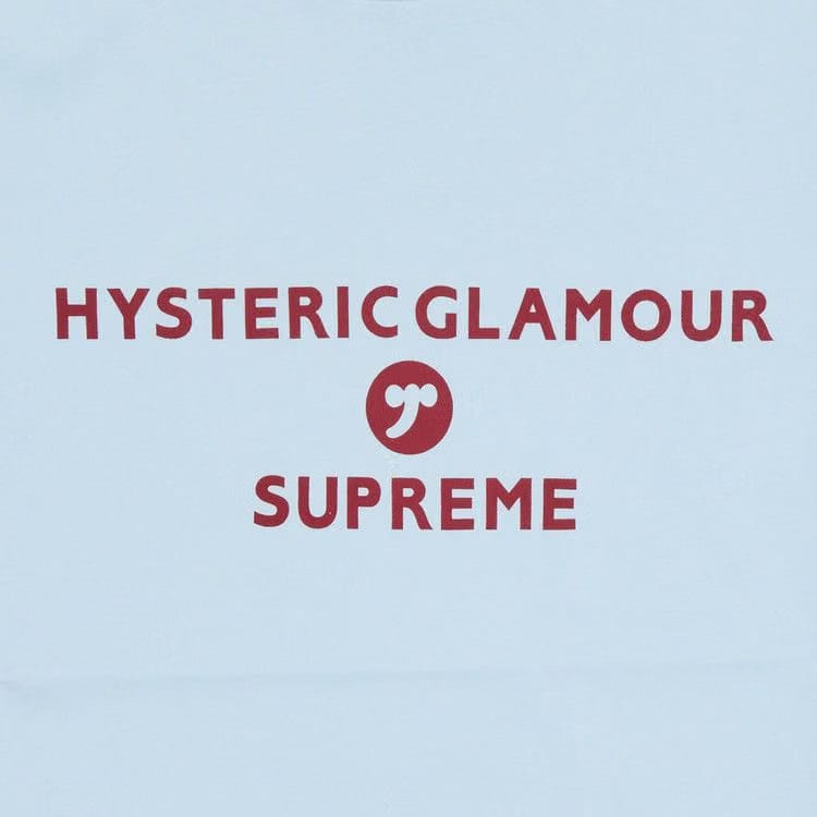 Supreme x HYSTERIC GLAMOUR Baby T-Shirt Light Blue