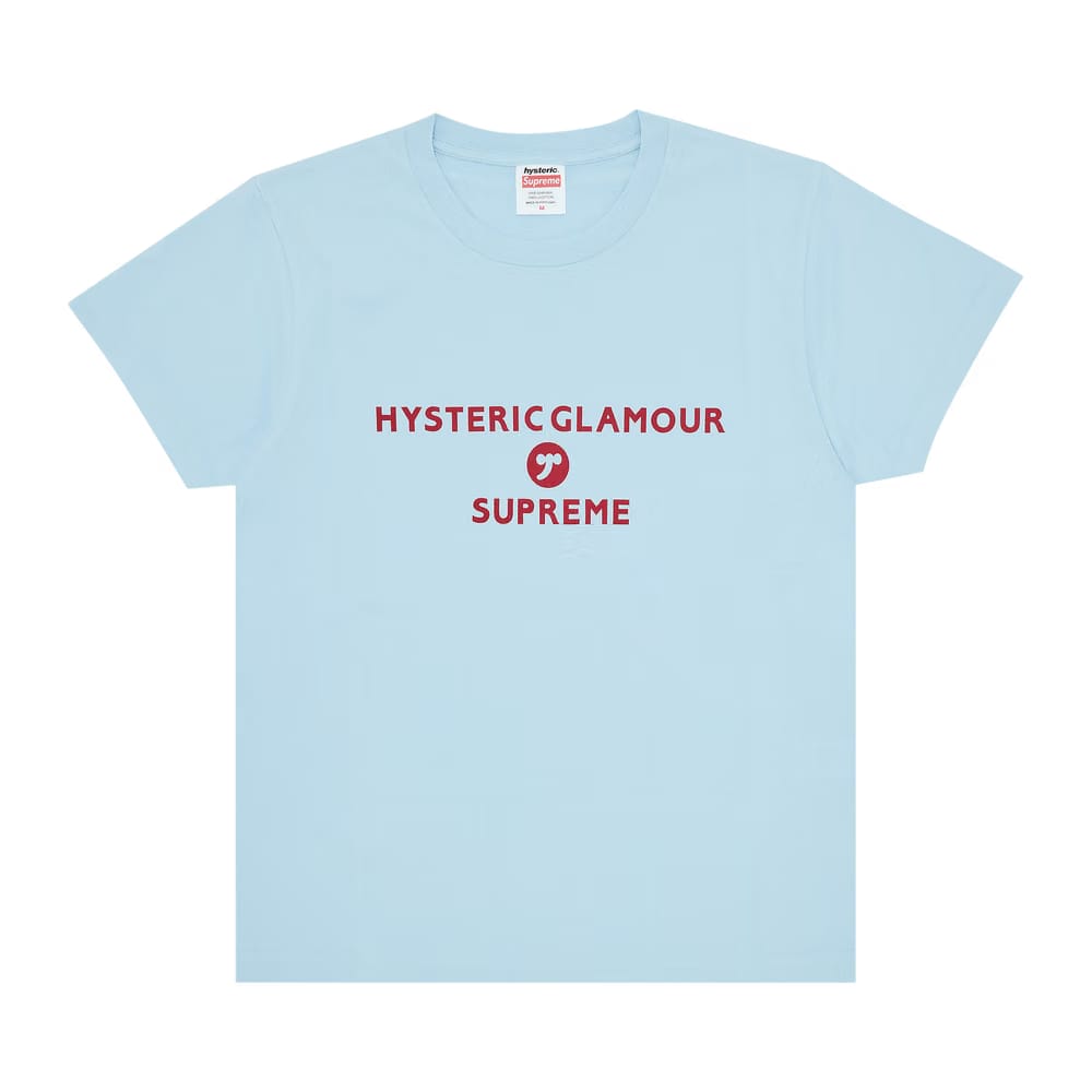 Supreme x HYSTERIC GLAMOUR Baby T-Shirt Light Blue